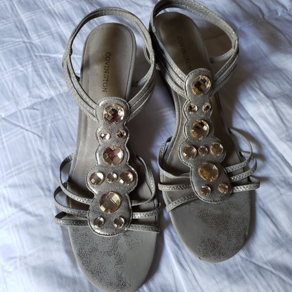 Covington Shoes - Silver sandles